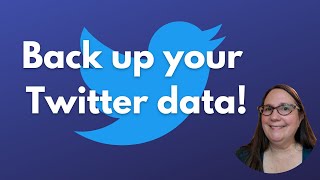 Download your Twitter data and view the archive