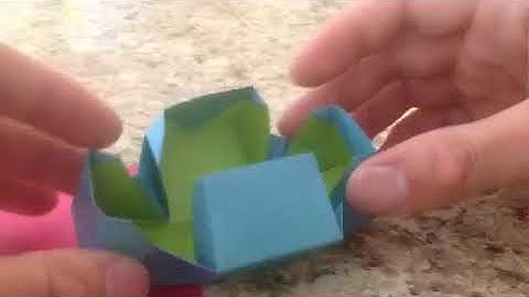 Origami 3D Cross Gift Box by Jonathan Graham