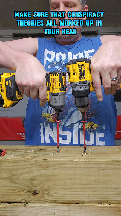 Drill vs Impact End of Story! #dewalt #drillvsimpact #tooltestraw #PowerTools #DIY #trending #howto