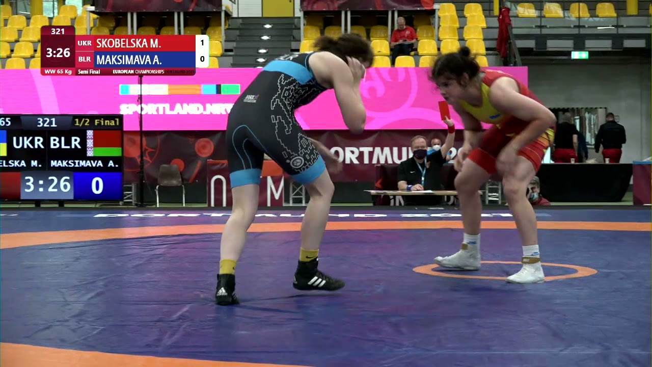 1/2 WW - 65 kg: M. SKOBELSKA (UKR) v. A. MAKSIMAVA (BLR)