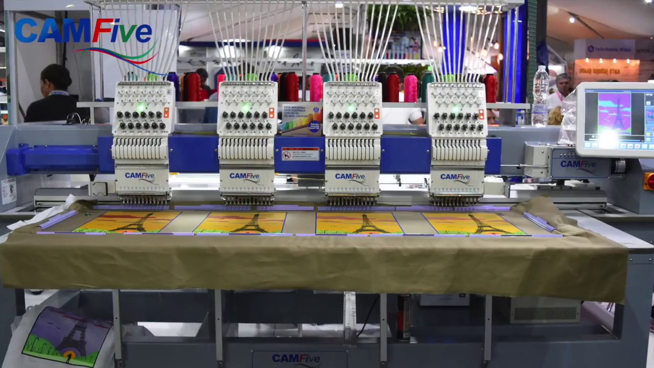 Nueva Bordadora CAMFive. Lubricación automática