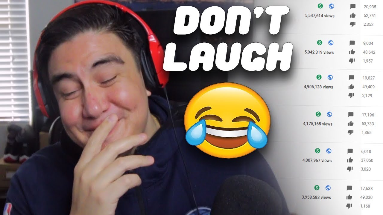 YOU LAUGH, YOU DELETE A YOUTUBE VIDEO FOREVER | Try To Make Me Laugh