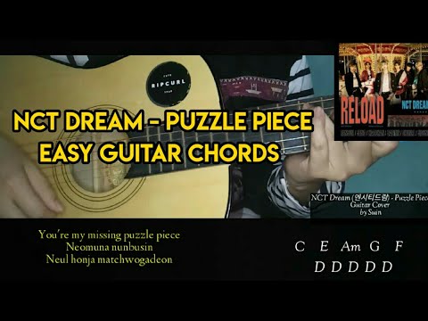 [Full Version] NCT DREAM 엔시티드림 '너의 자리 (Puzzle Piece)' Easy Guitar Chords & Lyrics | Suin