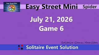 Easy Street Mini Game #6 | July 21, 2026 Event | Spider screenshot 4
