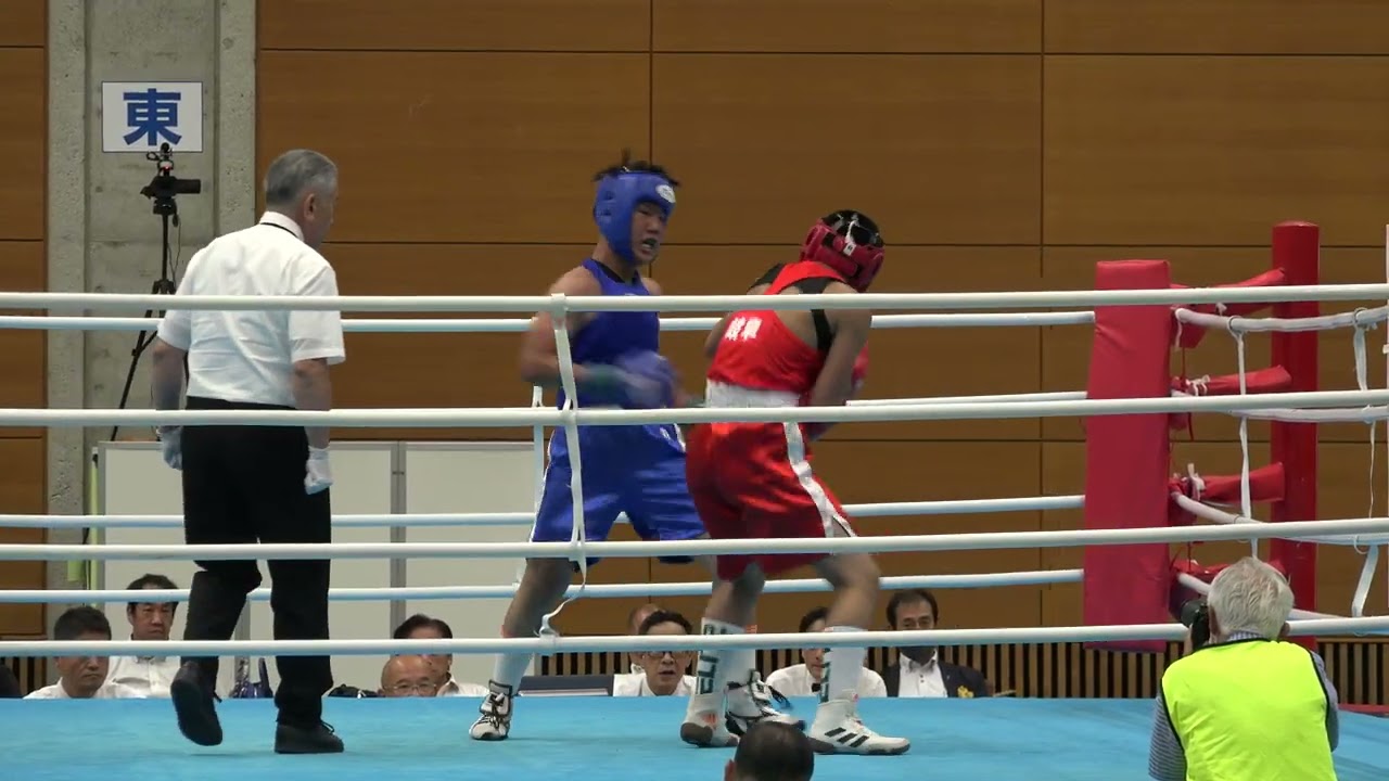 2023 8 27 全日本UJ 決勝 中男64kg級 桑原利倭 対 井上恵吾 BOXING