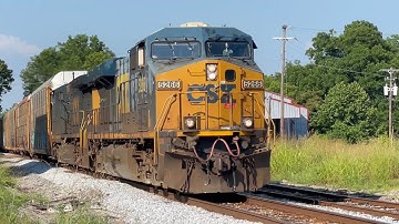 CSX 5266 ES40DC w/ Nice K5LA Leads CSX Auto Train X531