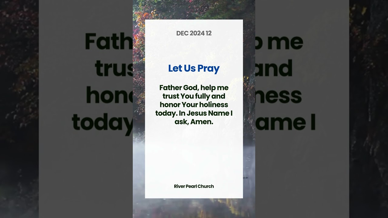 Daily Bread - 12 -DEC-2024 | Rev Dr Ratan | River Pearl Church | Ratan Universe I