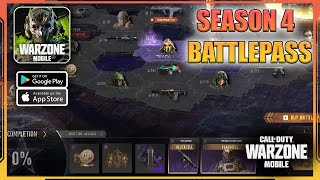 WARZONE MOBILE Season 4 Battle Pass Rewards | Update 2.6.0