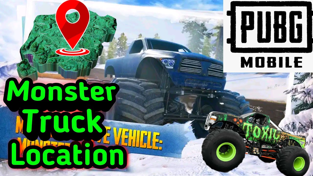 PUBG MOBILE NEW LIVIK MAP | MONSTER TRUCK SECRET LOCATION