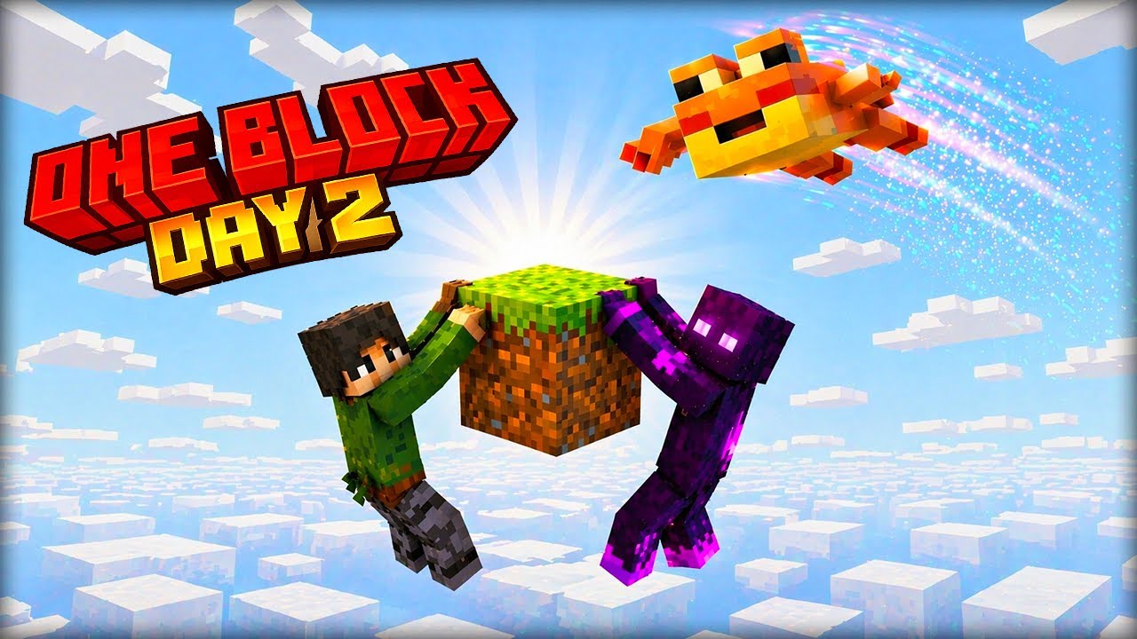 We AlMOST Lost Everything... Day 2 in Minecraft One Block