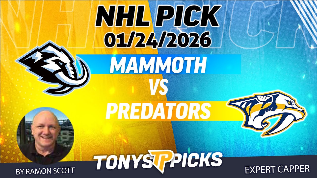Mammoth vs. Predators NHL Betting Odds & Picks, 1/24/26 | Night Moves Show