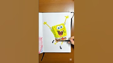 SpongeBob drawing ASMR #spongebob #spongebobsquarepants #draw #drawing #art #asmr #asmrdrawing