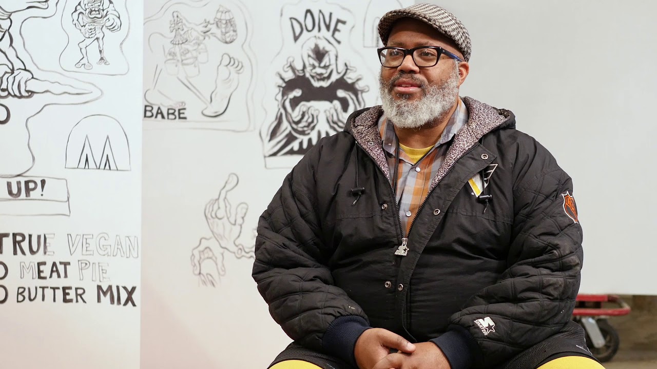 Trenton Doyle Hancock births his own creation myth