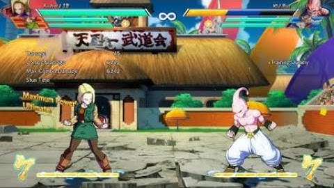 Android 18 combo into command grab