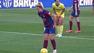 Alexia Putellas marca ante el Villarreal y acaricia otra Liga Femenina 2023/24