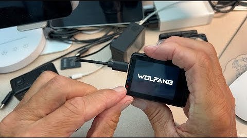 How to charge the Wolfang 4K 24 MP Sports Camera