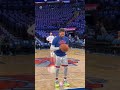 Derrick Rose one-arm shooting during pregame routine! #shorts