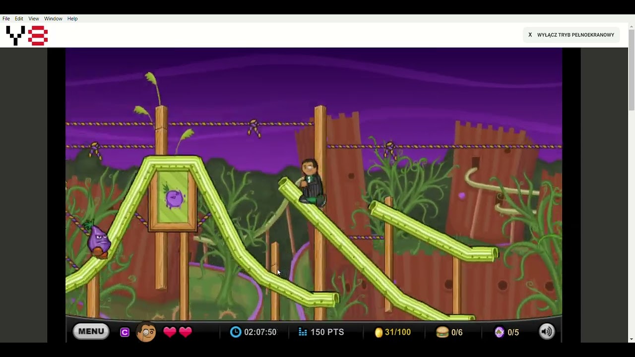 Y8 Browser Papa Louie 2 part 4 | Boss i podróże :)