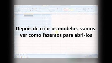 Microsoft Excel 2007   Modelos com macro e sem macro