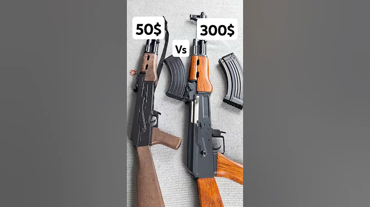 Cap Rifle AK-47 50$ Vs Airsoft AK-47 300$ #airsoft #cap