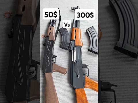 Cap Rifle AK-47 50$ Vs Airsoft AK-47 300$ #airsoft #cap