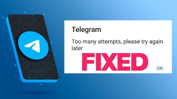 How To Fix Too Many Attempts Please Try Again Later In Telegram (EASY) on Android and IOS