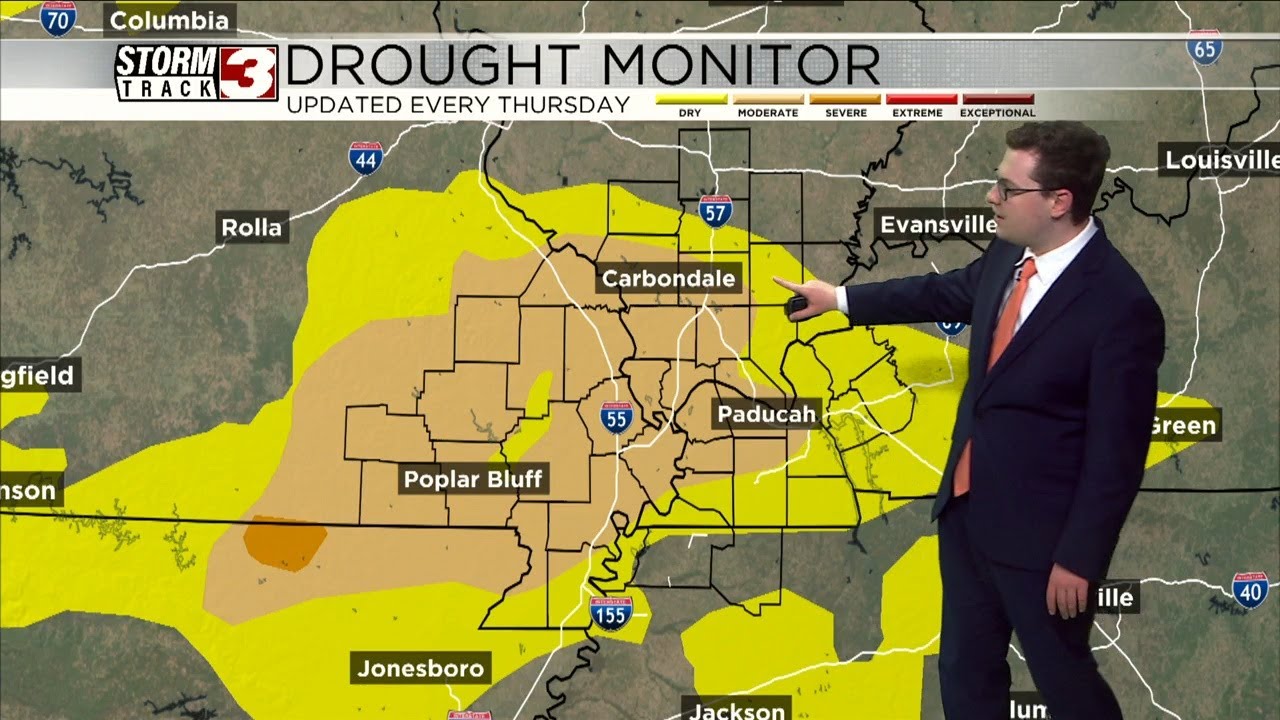 Moderate drought conditions remain for many across the region - YouTube