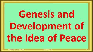 2025 Dr Rey Ty Genesis and Development of the Concept of Peace