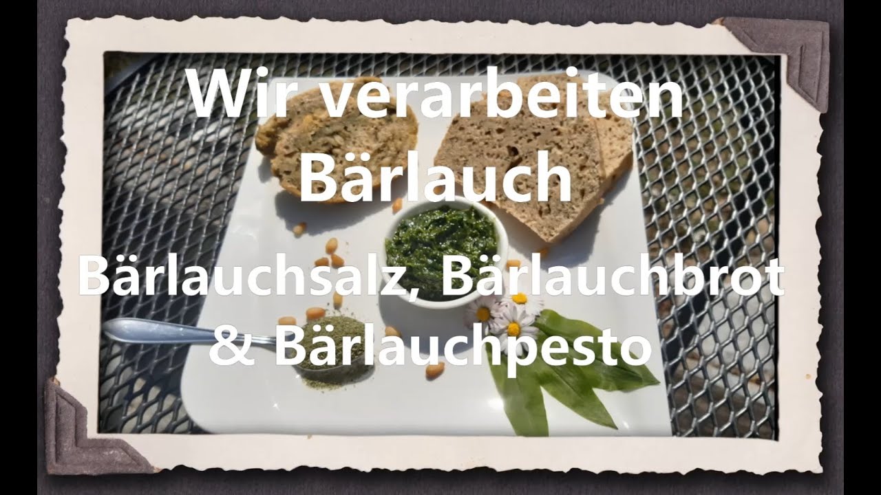 Wir verarbeiten Bärlauch