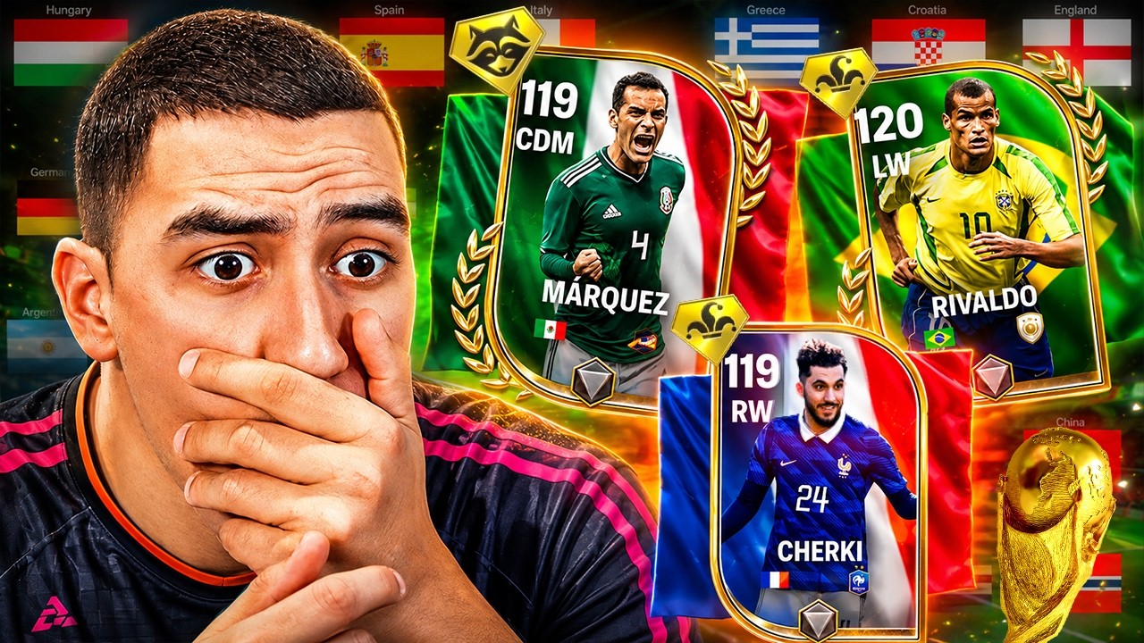 Mon 1er PACK OPENING WORLD CUP sur FC MOBILE !