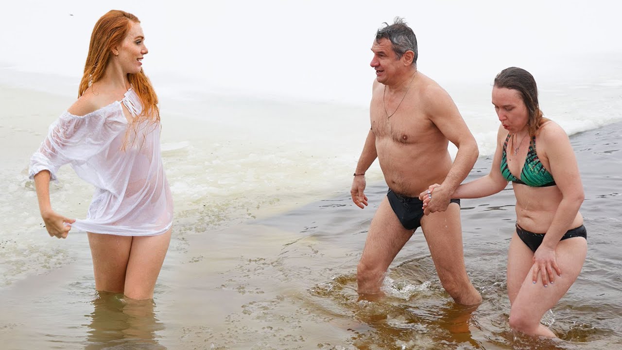 Girls & Women Ice Bath LIVE ❄️ 2026 | Real Cold Shock Reactions 🌊 Epiphany Festival