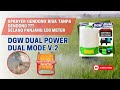 Dgw dual power dual mode v2 sprayer gendong bisa tanpa gendong selang panjang 100 meter