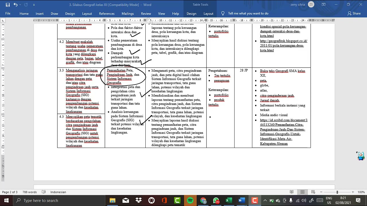 Kelas Xii Silabus Geografi Youtube
