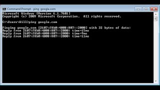 How to fix Ping not recognized as a command problem.