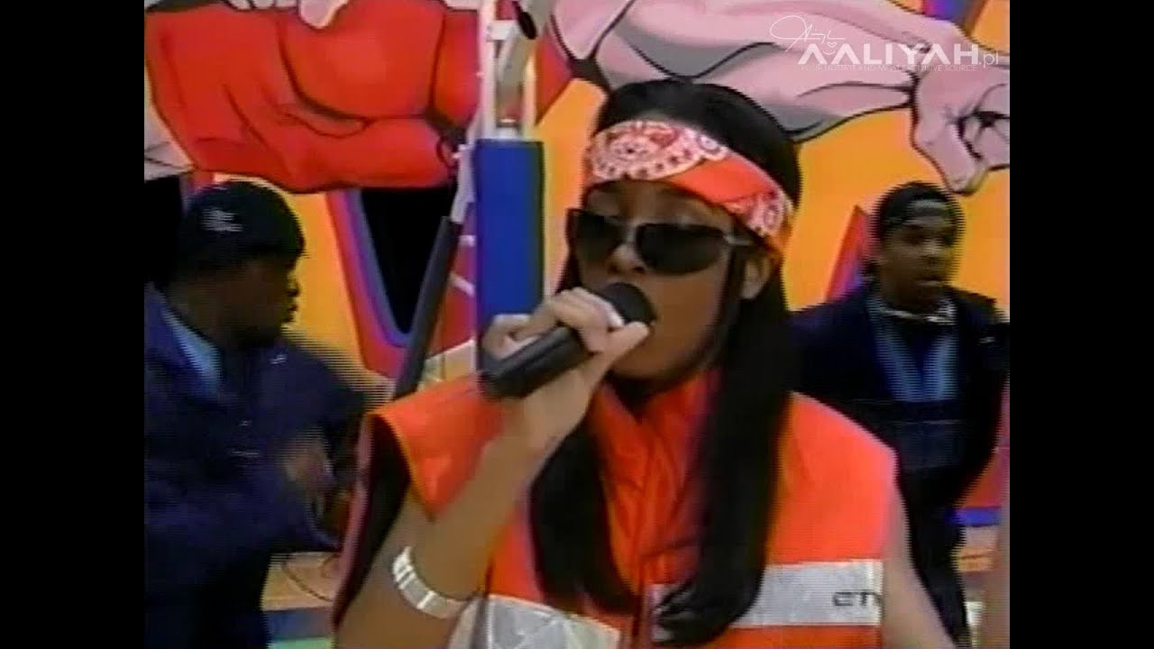 Aaliyah Photo: Aaliyah on MTV Rock'n'Jock basketball Game