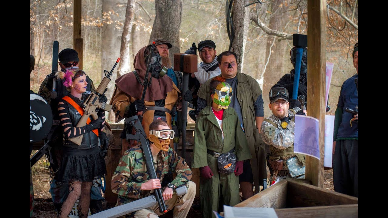 Fallout Nukelanta March 2015. Airsoft, foam melee, and Nerf, larp action in the wasteland. YouTube