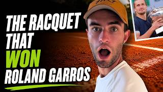 I Hit With The French Open Champions Racquet