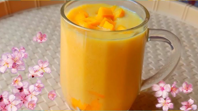Cách làm sinh tố xoài sữa tươi thơm ngon, bổ dưỡng tại nhà