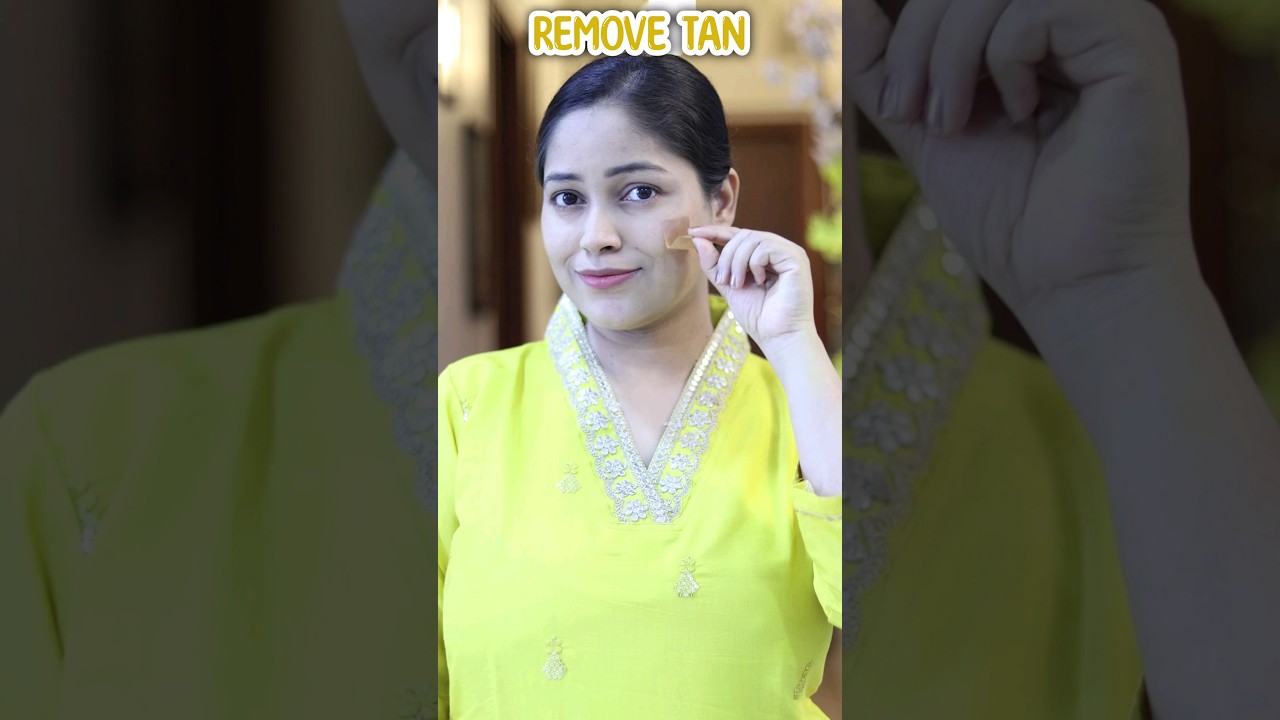 Remove Tan In 10 Minutes #shorts #ytshort #youtubeshorts #beautyhacks