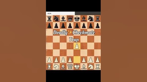 Deadly✨Checkmate trap . For white . In 17 moves . #chess