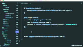 Authentication with Slim 3: Signing in when signing up (20/29)