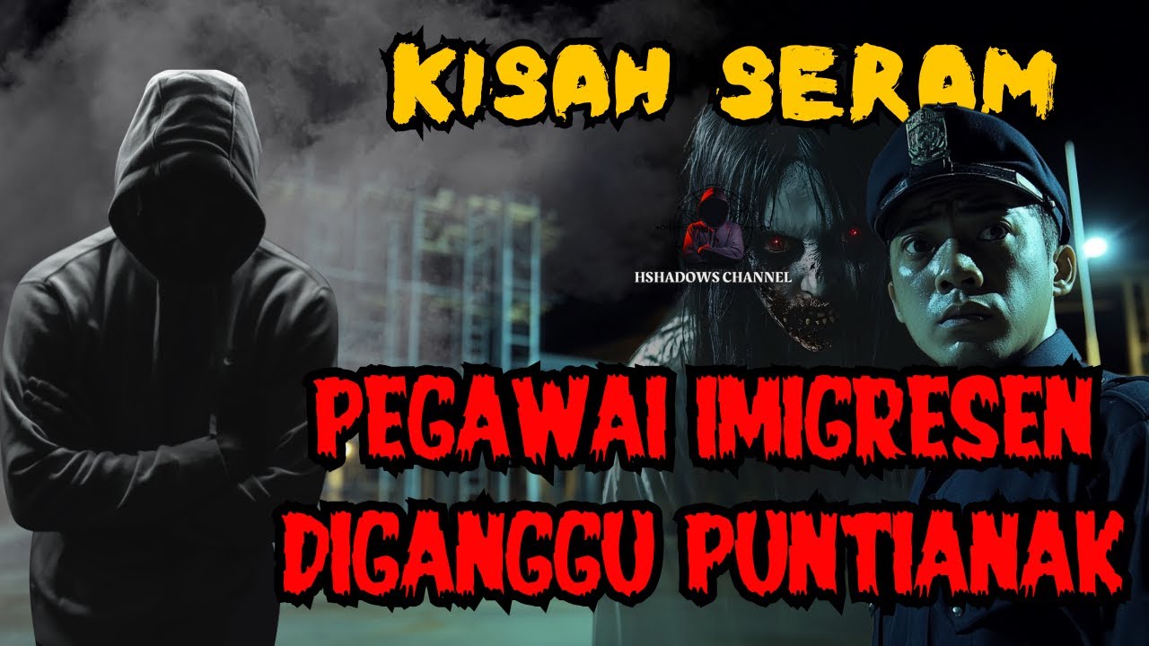 KISAH SERAM || DIGANGGU PUNTIANAK, PENGALAMAN PEGAWAI IMIGRESEN #seram #horror #puntianak