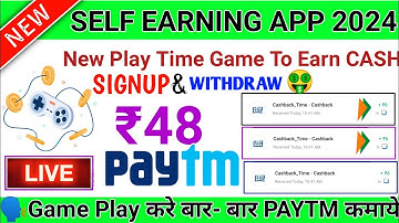 NEW EARNING APP TODAY | ₹45 FREE PAYTM CASH EARNING APPS 2023 | PLAYTIME EARNING APP | EARNING APP