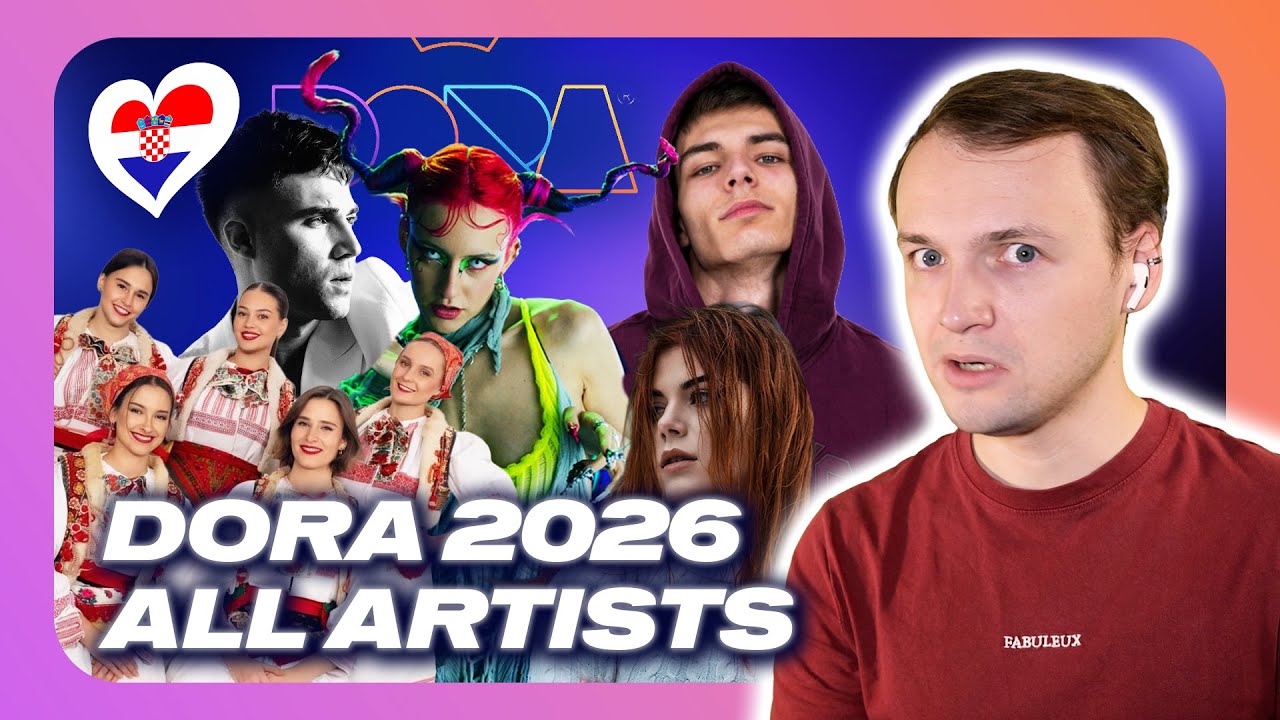 DORA 2026: КТО БУДЕТ УЧАСТВОВАТЬ? Все артисты (LELEK, Zevin, ToMa, Tony Sky...) 🇭🇷 Хорватия Евров...