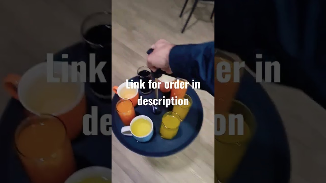 Steadyboy PRO swinging NON Spill tray patent pending