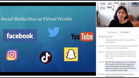 CAQDAS webinar 018 Software-Assisted Digital Ethnography and Social Media Analysis