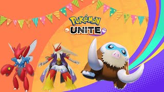 Pokémon unite : scizor and blaziken and mamoswine