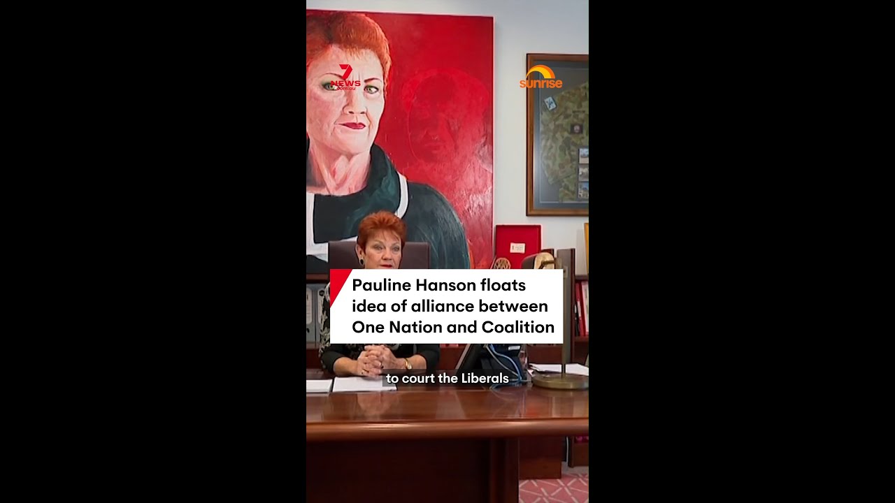Pauline Hanson floats idea of alliance between One Nation and Coalition
