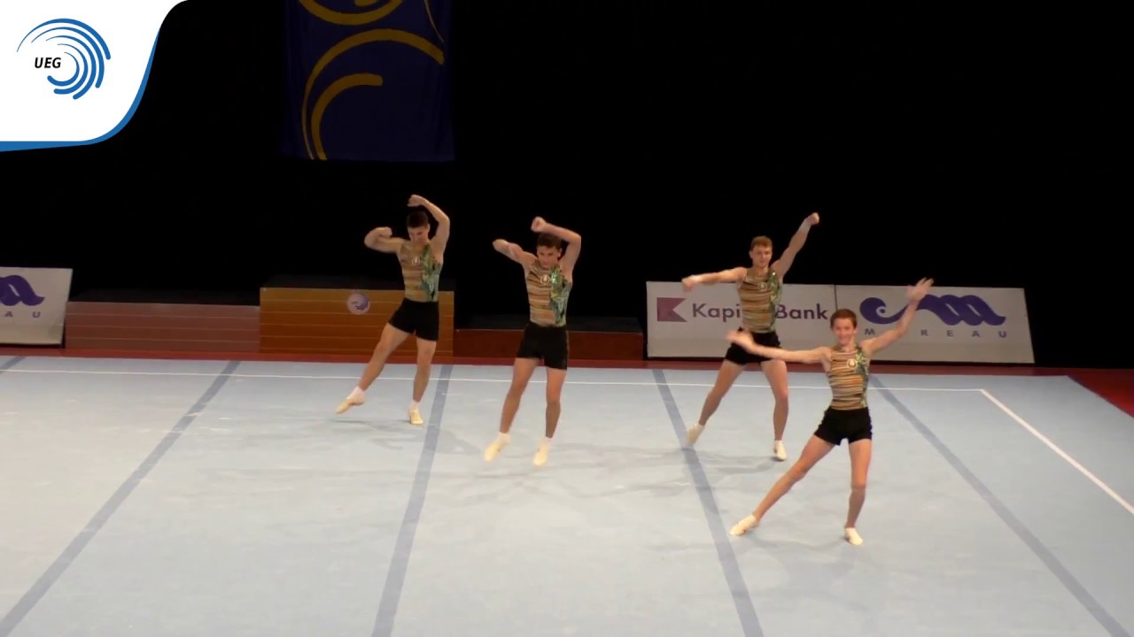 Men's group Belarus – 2015 Acrobatic junior European bronze medallists, Dynamic