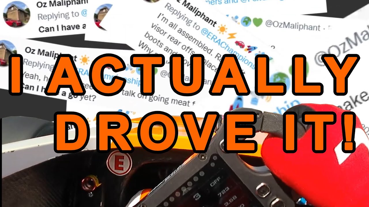 I drove an electric single seater race car!